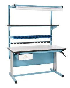 Bench-in-a-Box - Hand Crank Height Adjustable Work Benches