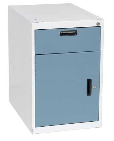 Heavy Duty Modular Cabinets - Swing Door + 6" Drawer + Locker