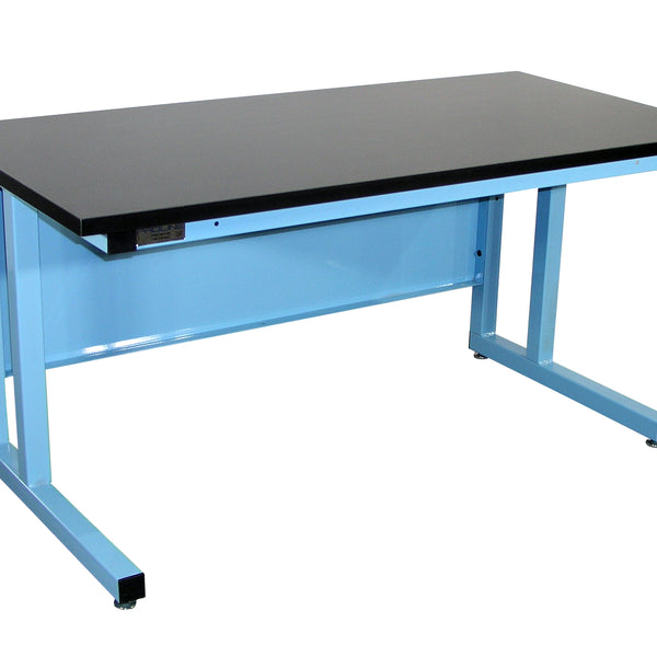 Cantilever Base Workbench with Chem-Guard Laminate Surface