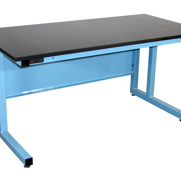 Cantilever Base Workbench with 1" Black Epoxy Resin Surface