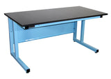 Cantilever Base Workbench with 1" Black Epoxy Resin Surface