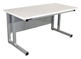 Cantilever Base Workbench with ESD Laminate 90 Degree Rolled Front Edge Surface