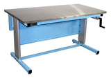 Ergo-Line Base Bench with 1.25" Stainless Steel Surface