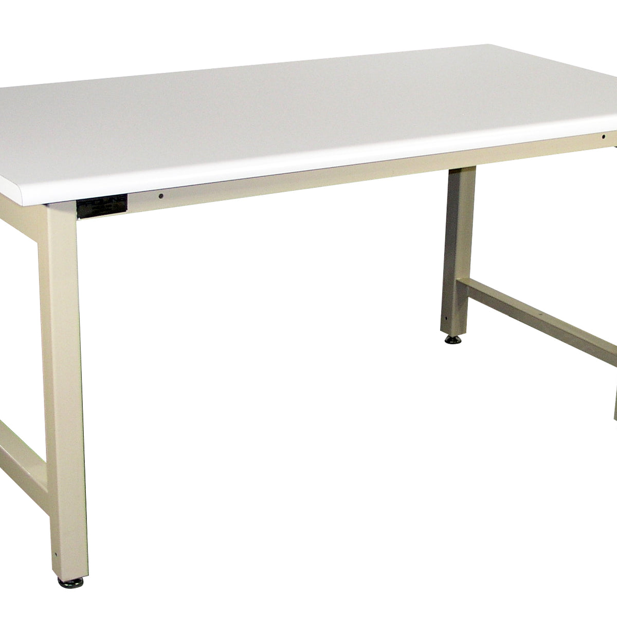 Model HD Base Workbench with 1.25" ESD Laminate 90 Degree Rolled Front Edge Surface