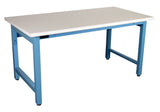 Model HD Base Bench with 1.25" ESD Laminate 90 Degree Rolled Front Edge Surface